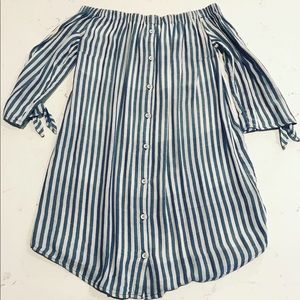 Adorable strapless mini dress